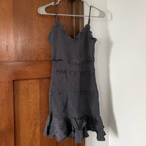 Grey spaghetti strap summer dress NEW without tags.